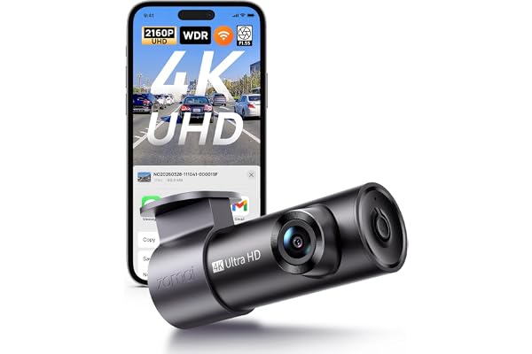 70mai M310 Plus 4K Dash Cam Front with Night Vision, 140° Wide Angle Dash Camera for 