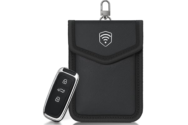 Faraday Pouch for Key Fob, Car Key Fob Signal Blocker Case, RFID Blocking Key Fob Pro