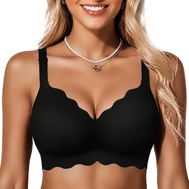 COCOMARTS Scalloped Jelly Bra