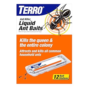TERRO Liquid Ant Killer Bait Stations, 12-Pack