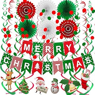 Christmas Confetti Garlandand Streamers Decoration