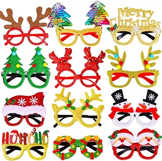 Max Fun Holiday Glasses Christmas